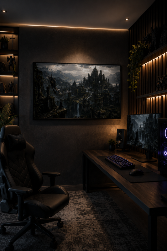 Ashenveil | Fine Art Poster | Fallen Fantasy Kingdom