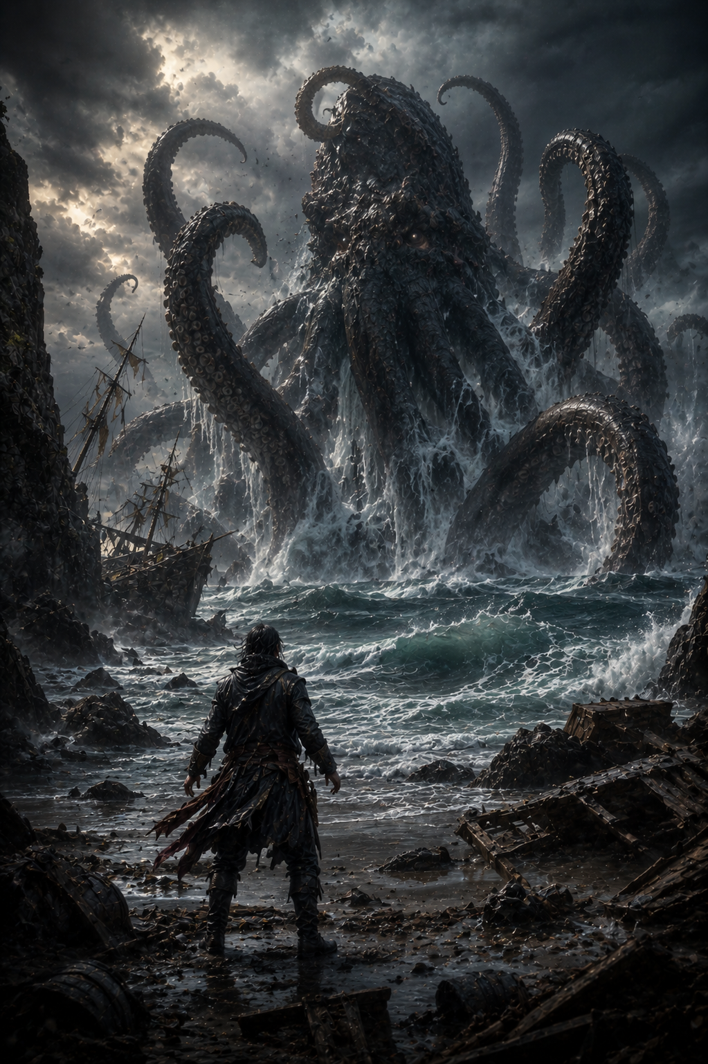 Rise of the Kraken | Fine Art Poster