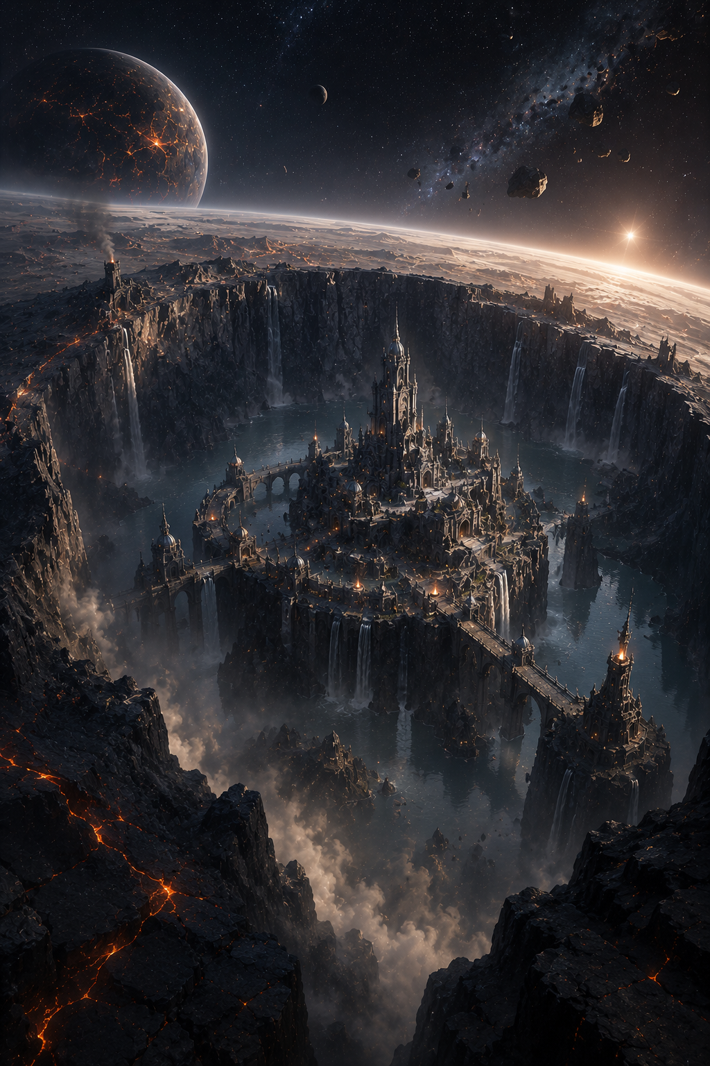 The Crater Kingdom of Vornak | Fine Art Poster