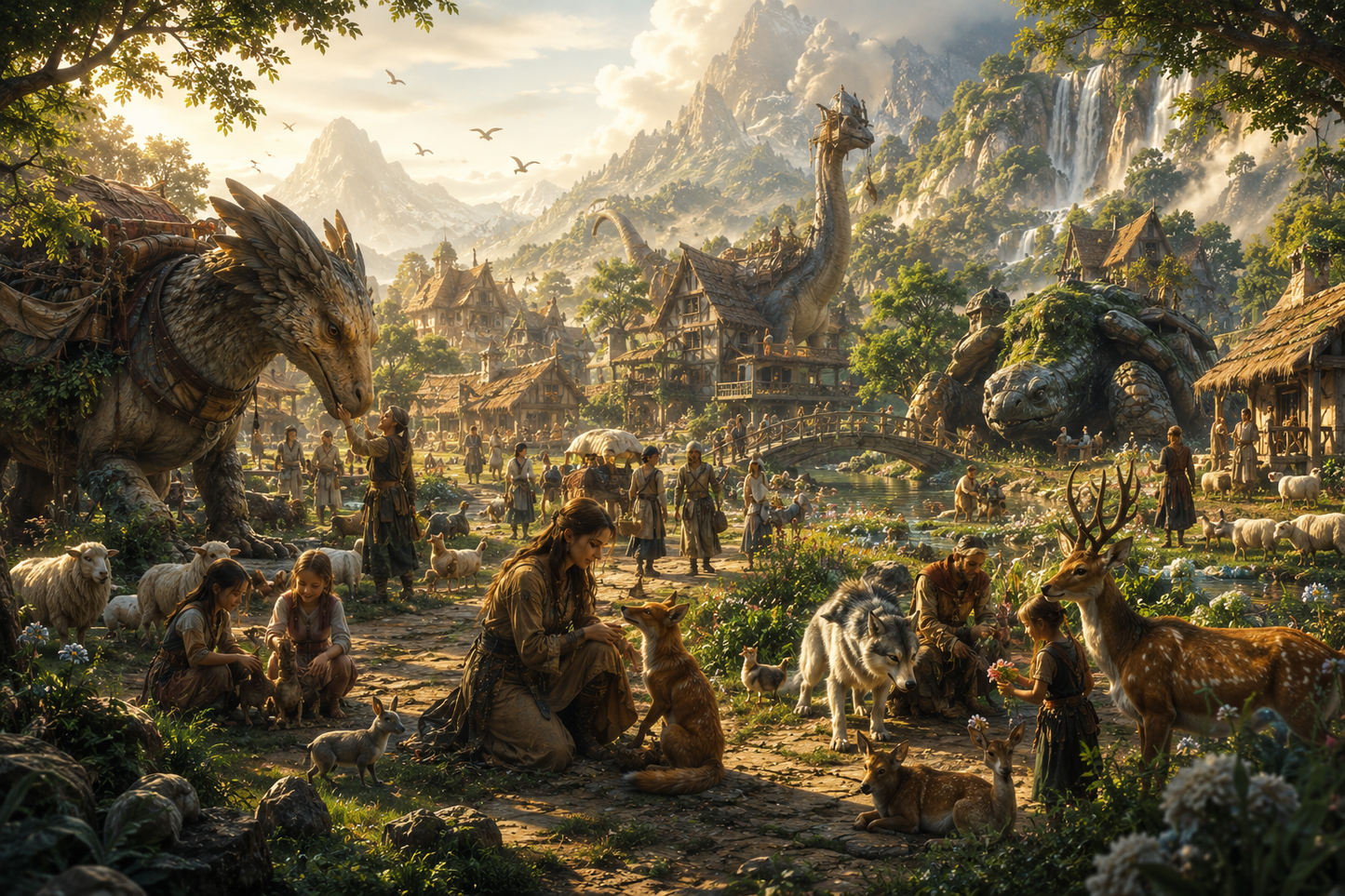 The Harmony of Elderglen | Fine Art Poster