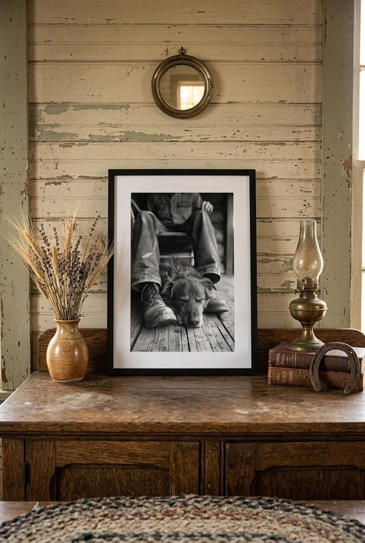 The Rest for a Best Friend | Working Dog Fine Art Print