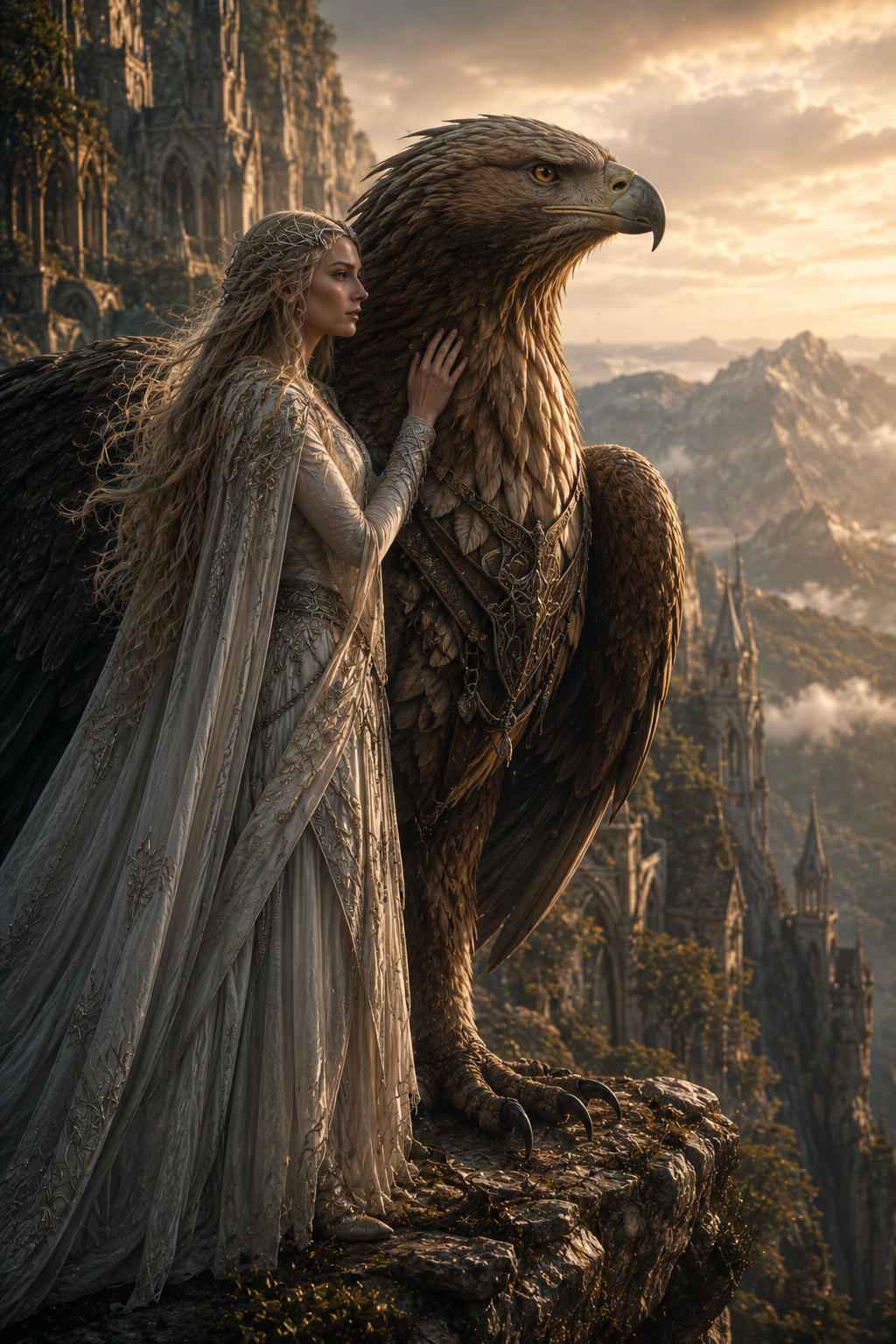 Wings of the Elder Realm | Fine Art Poster