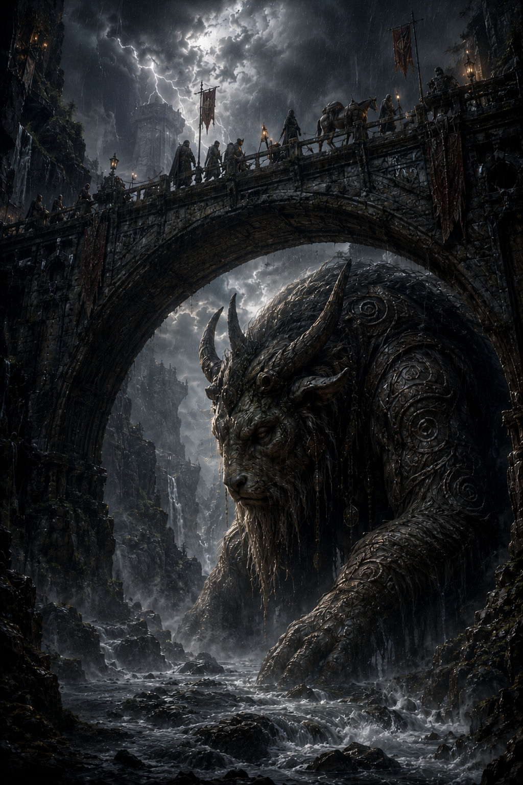 Beneath the Bridge of Mourvale | Fine Art Poster
