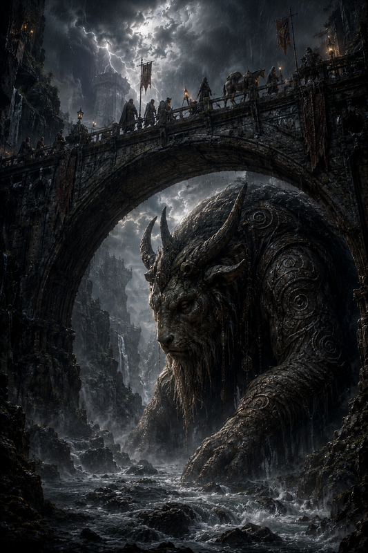 Beneath the Bridge of Mourvale | Fine Art Poster