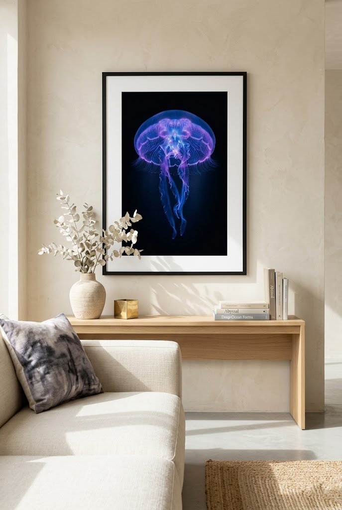 Bioluminescence | Fine Art Print | Jellyfish Portrait