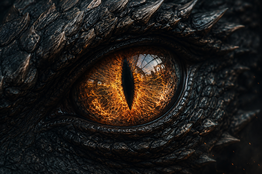 Emberwake | Fine Art Poster | Ancient Dragon Eye