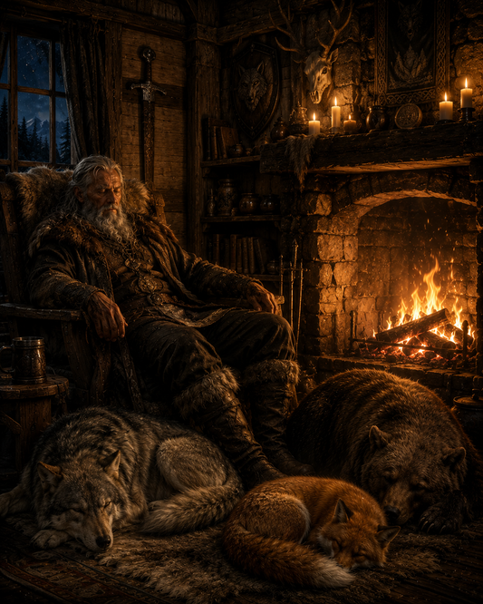 Rest For The Beastwarden | Fine Art Poster
