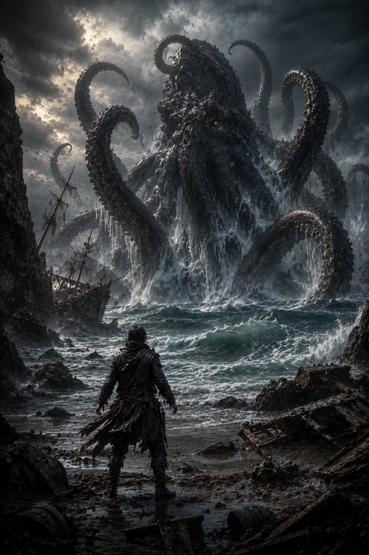 Rise of the Kraken | Fine Art Poster