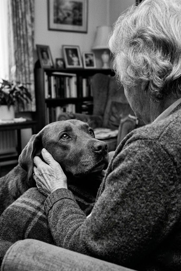 Stay | Fine Art Print | Elderly Woman & Dog