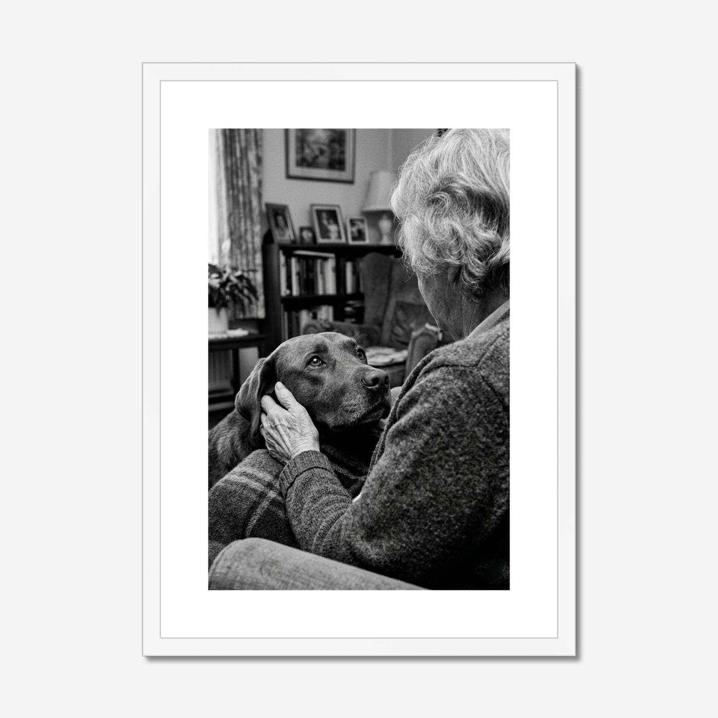 Stay | Fine Art Print | Elderly Woman & Dog