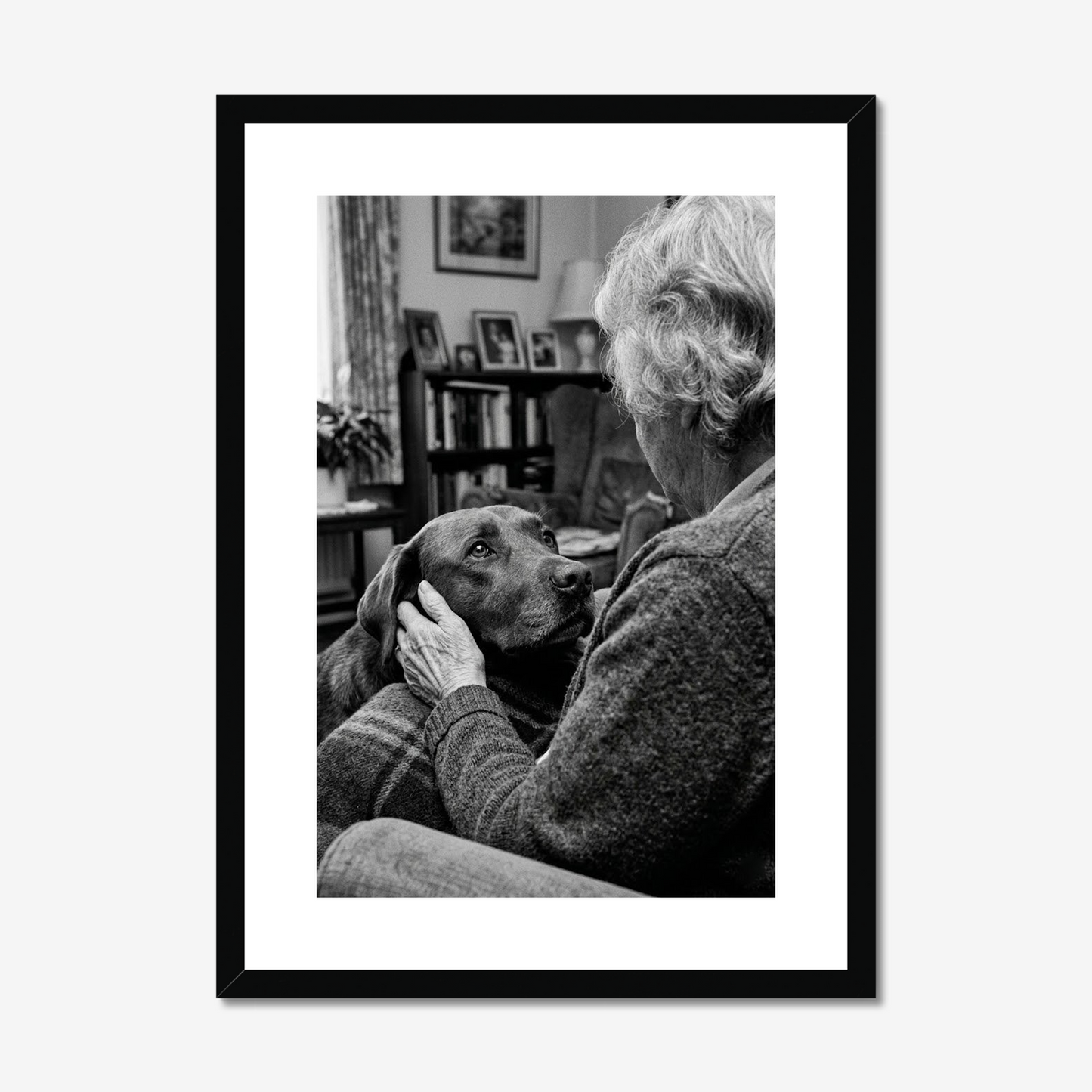 Stay | Fine Art Print | Elderly Woman & Dog