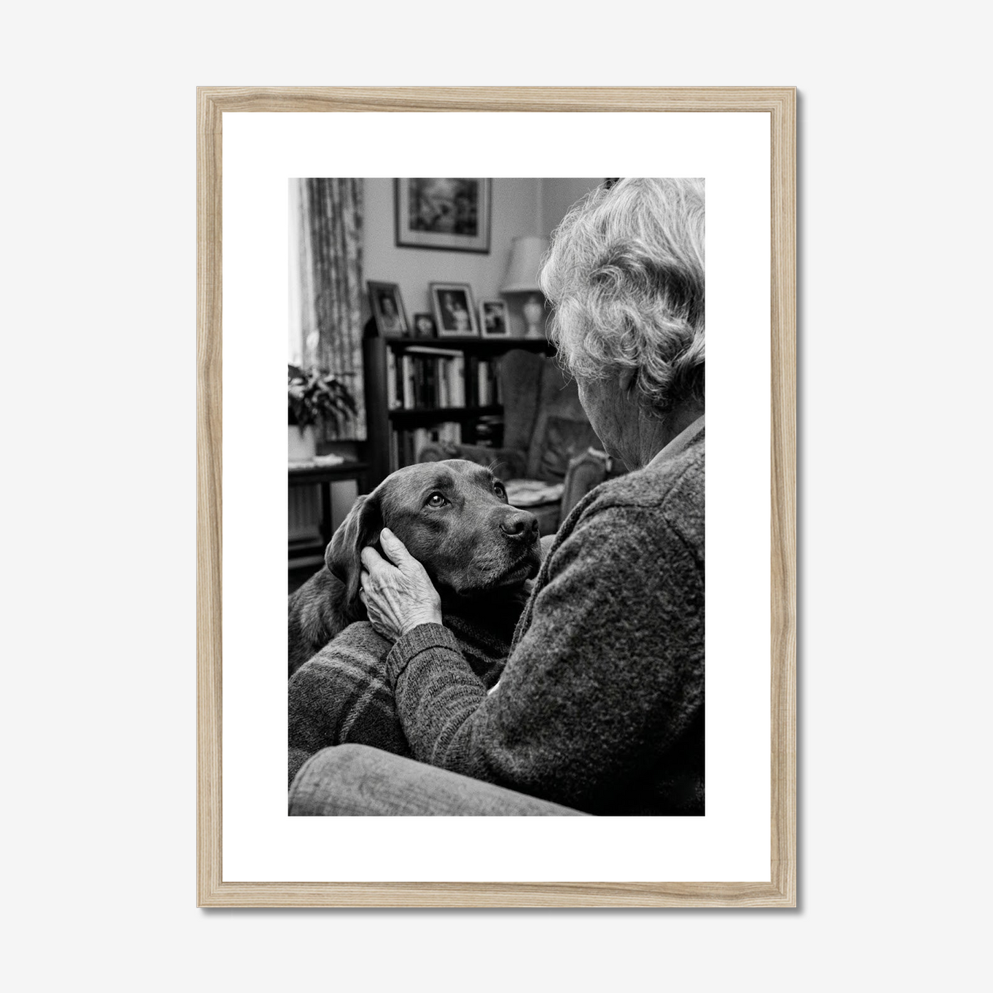 Stay | Fine Art Print | Elderly Woman & Dog