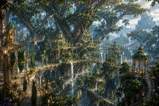 Sylvaris | Fine Art Poster | Forest Kingdom Fantasy Landscape