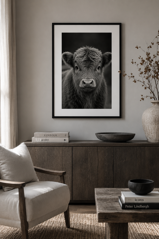 Tender | Fine Art Print | Miniature Calf Portrait