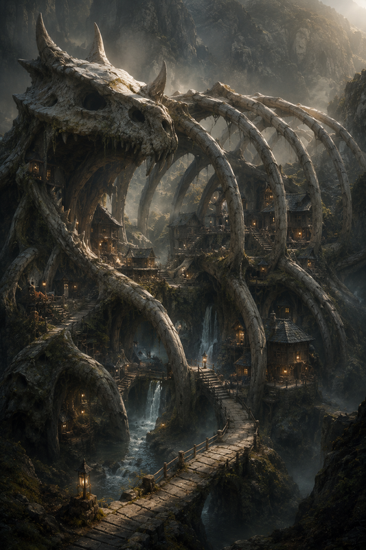 The Bone Kingdom of Vael Turog | Fine Art Poster