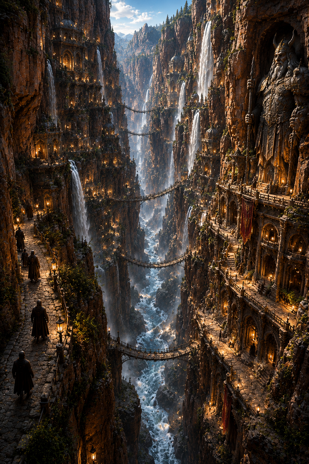The Canyon Kingdom of Durnak Vale | Fine Art Poster