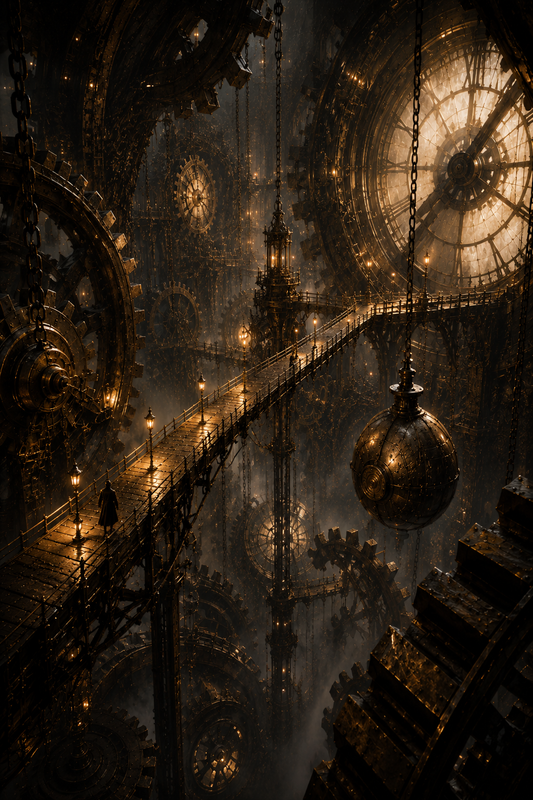 The Clockwork Depths of Orenth | Fine Art Poster