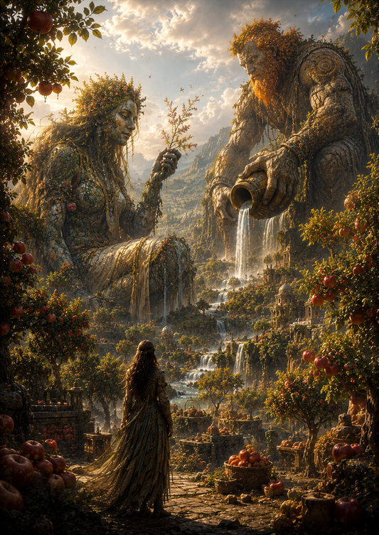 The Eternal Orchard of Giants | Fine Art Poster