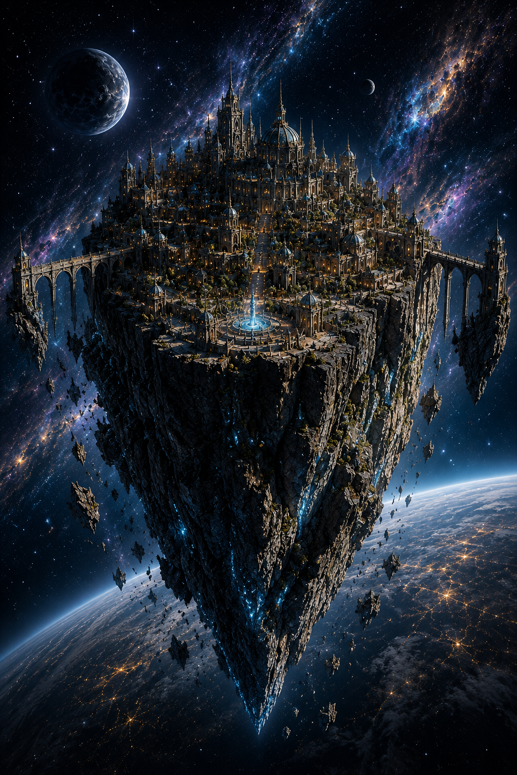The Living Ruins of Aetheron | Fine Art Poster