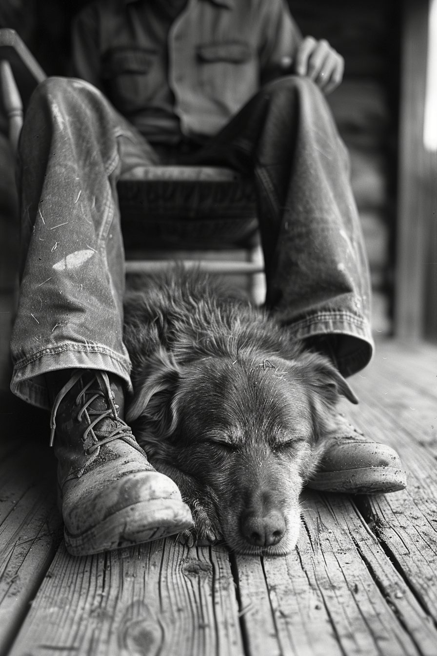 The Rest for a Best Friend | Working Dog Fine Art Print