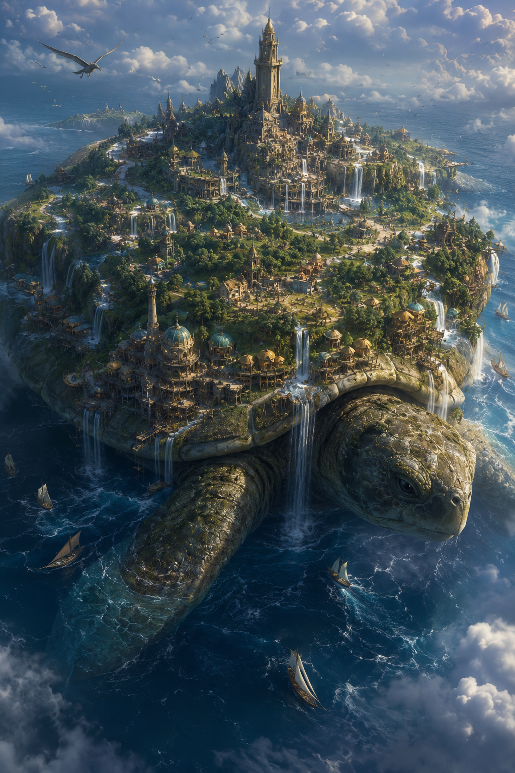 The Wandering Realm of Torthalas | Fine Art Poster