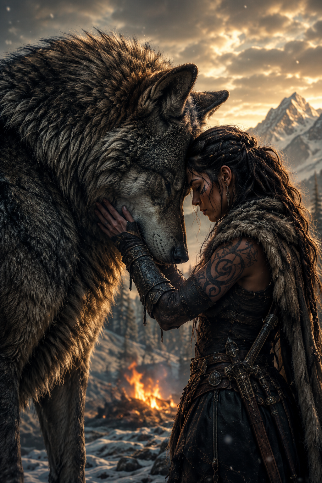The Wolfkeeper | Fine Art Poster