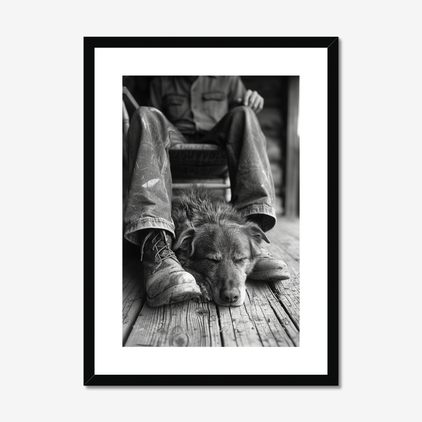 The Rest for a Best Friend | Working Dog Fine Art Print