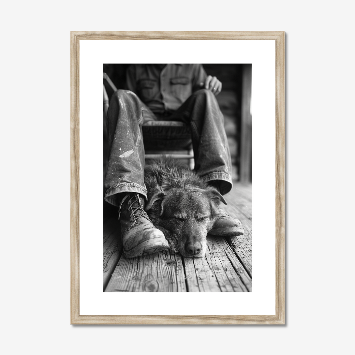 The Rest for a Best Friend | Working Dog Fine Art Print