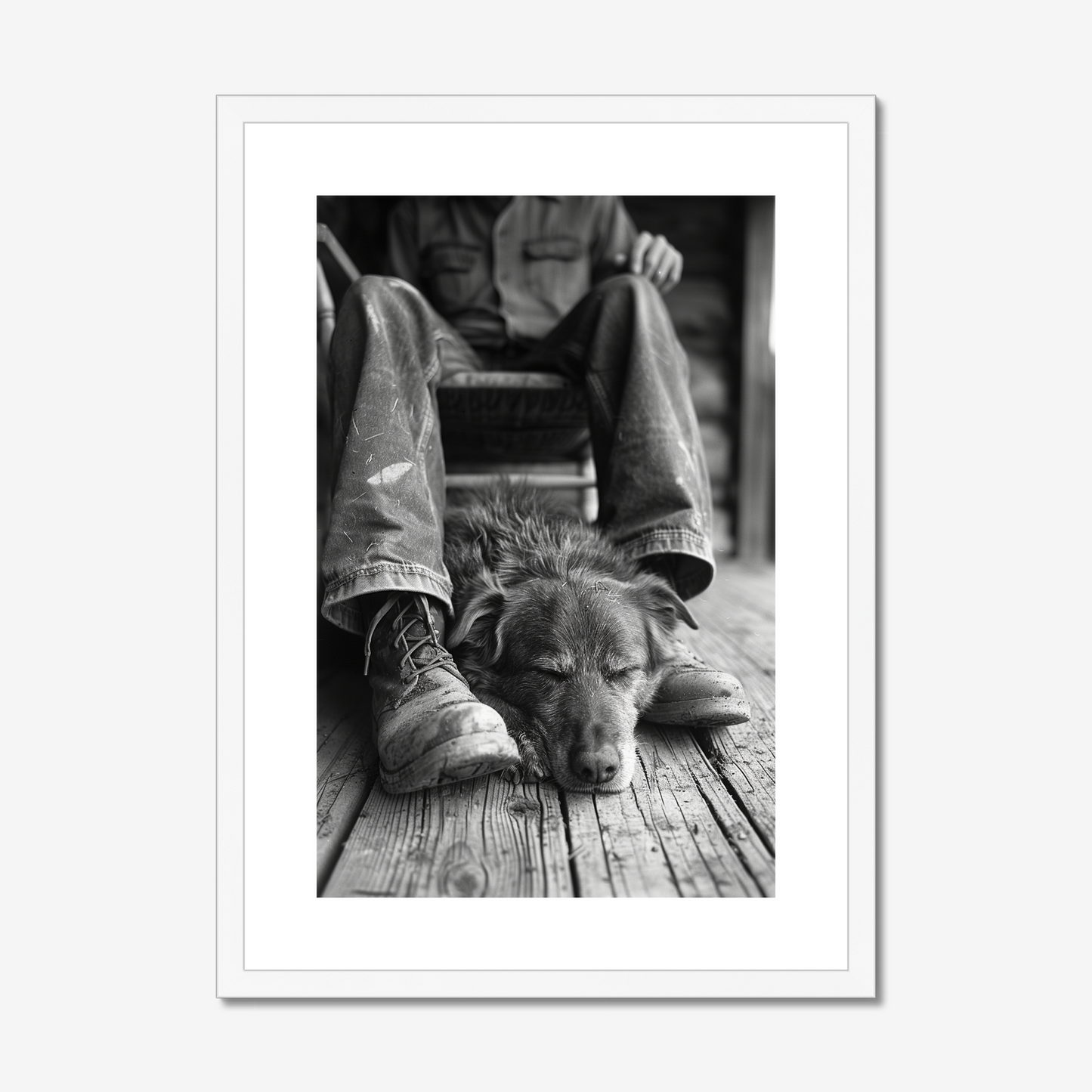 The Rest for a Best Friend | Working Dog Fine Art Print