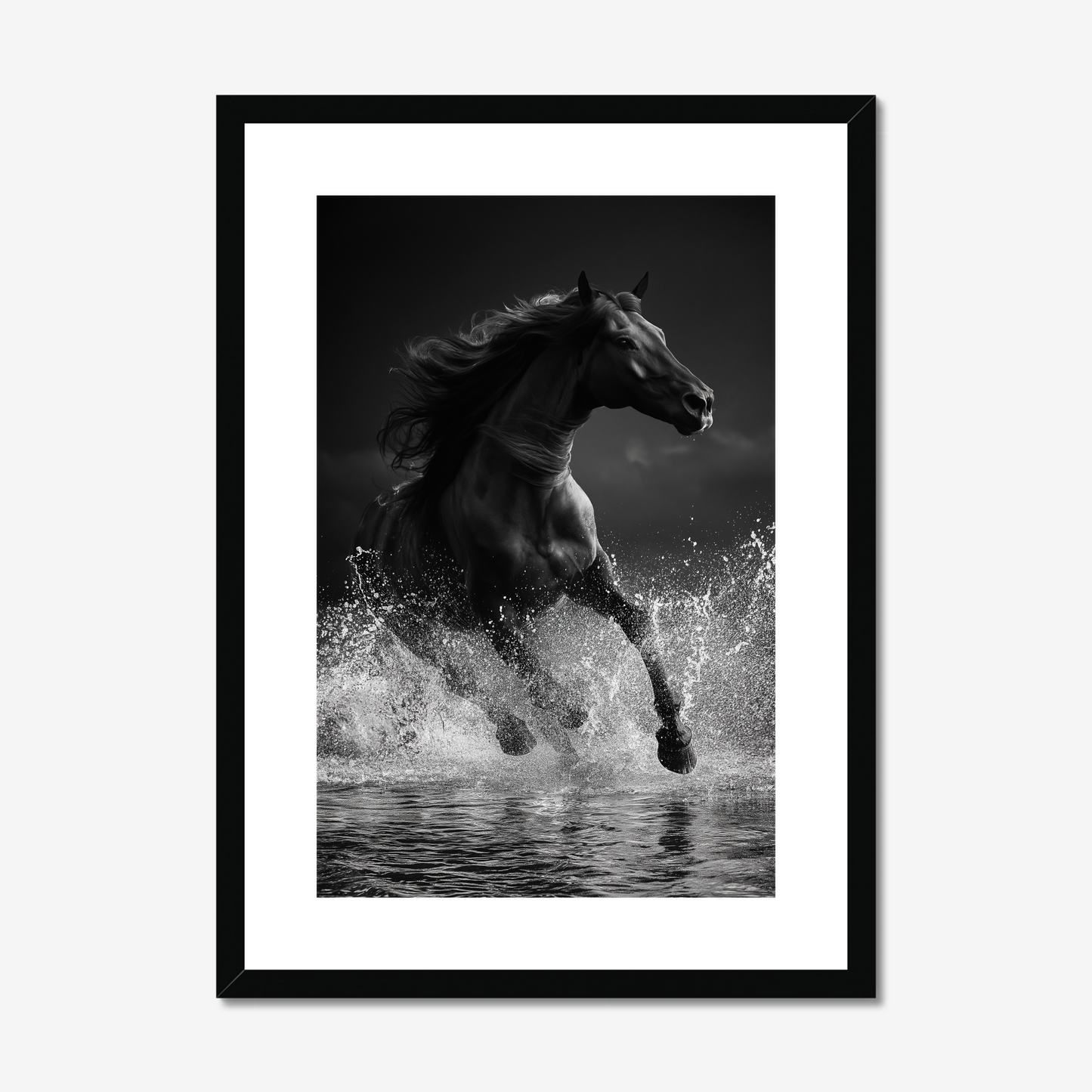 The Unbound | Black Stallion Fine Art Print
