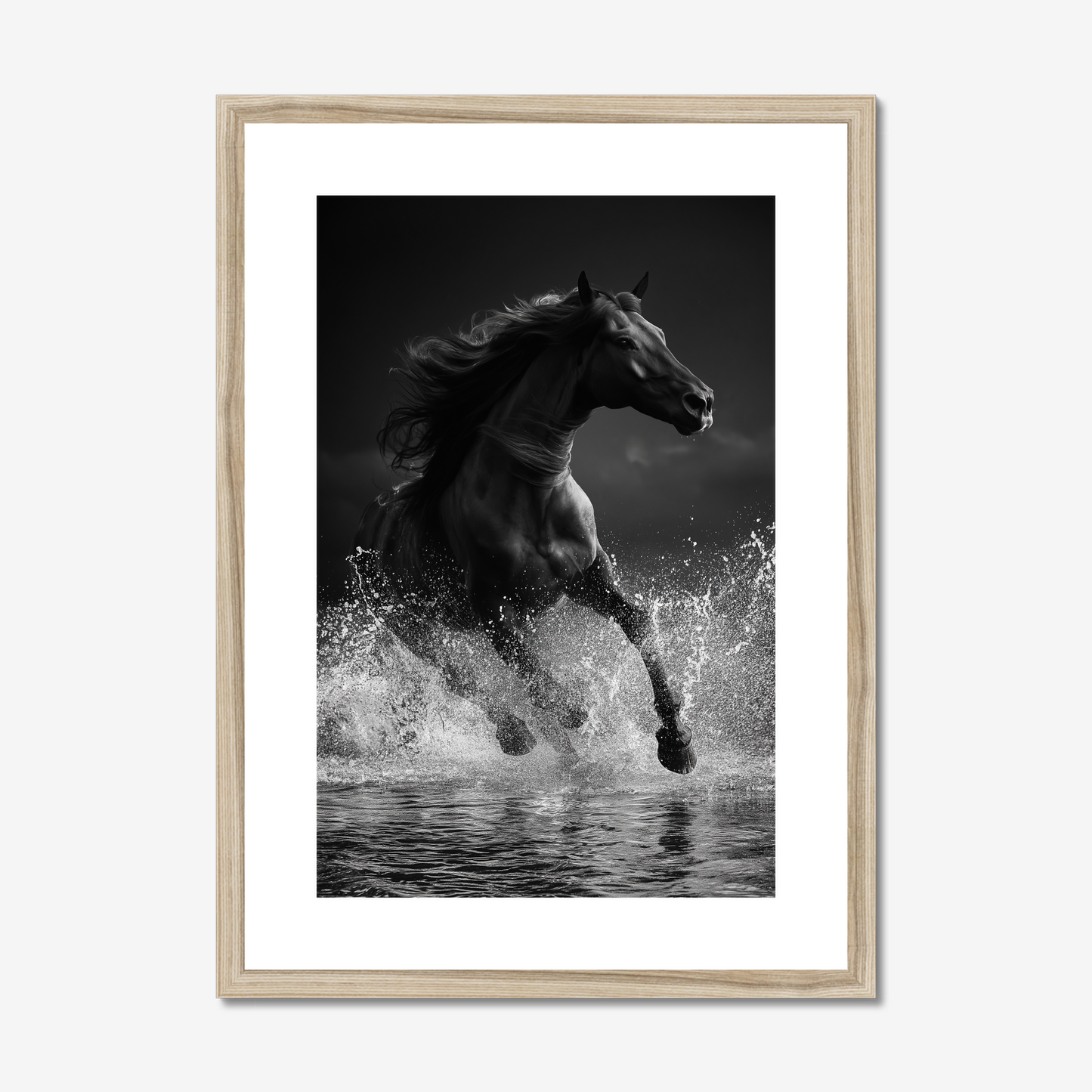 The Unbound | Black Stallion Fine Art Print