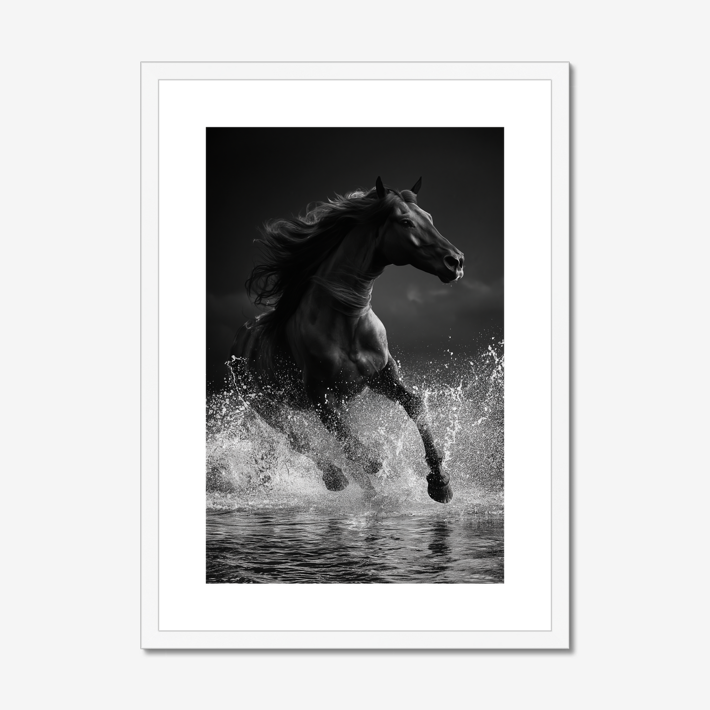The Unbound | Black Stallion Fine Art Print