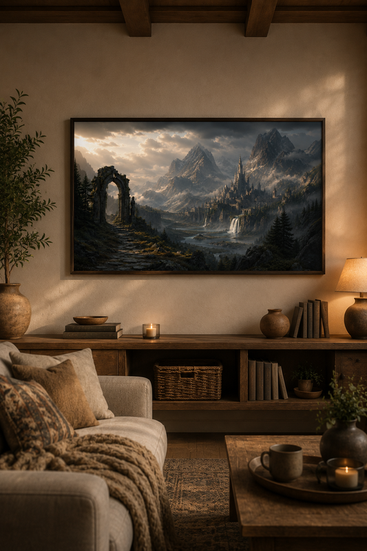 Vale of Kings | Fine Art Poster | Fantasy Kingdom Landscape
