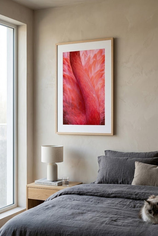 Velvet Coral | Fine Art Print | Flamingo Abstract