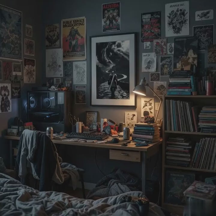 Ours the Storm – Dark Fantasy Sentinel Art Print