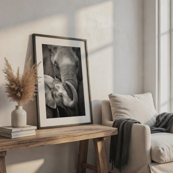 Inheritance - Framed Elephant Fine Art Print