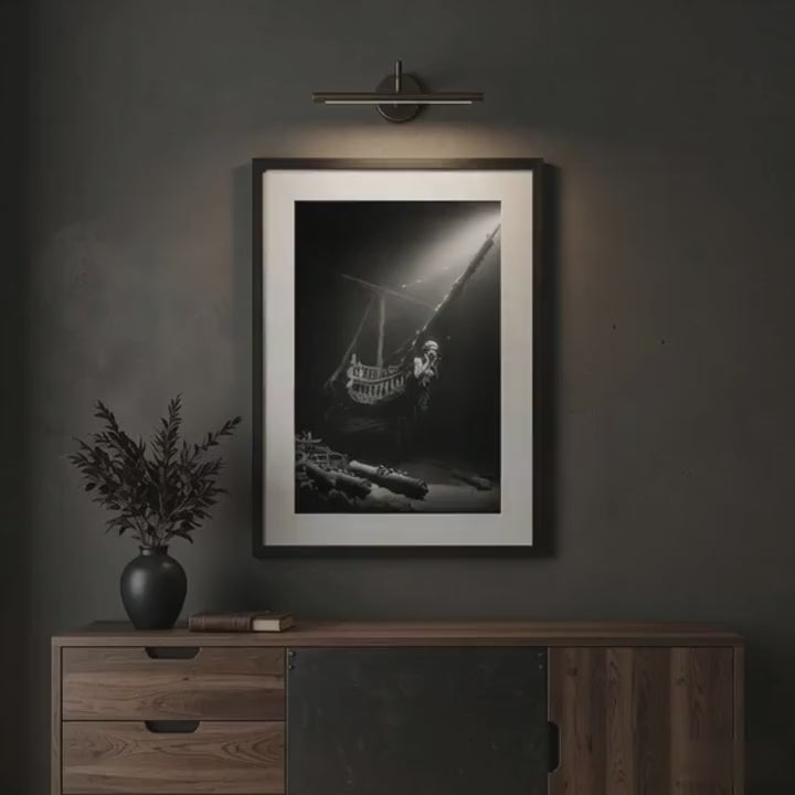 The Siren's Vigil – Shipwreck Gothic Art Print