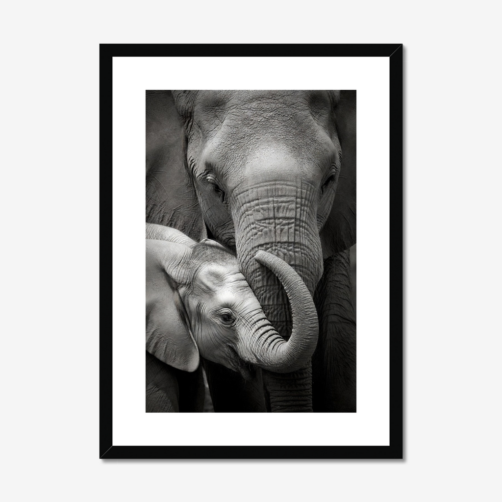 Inheritance - Framed Elephant Fine Art Print