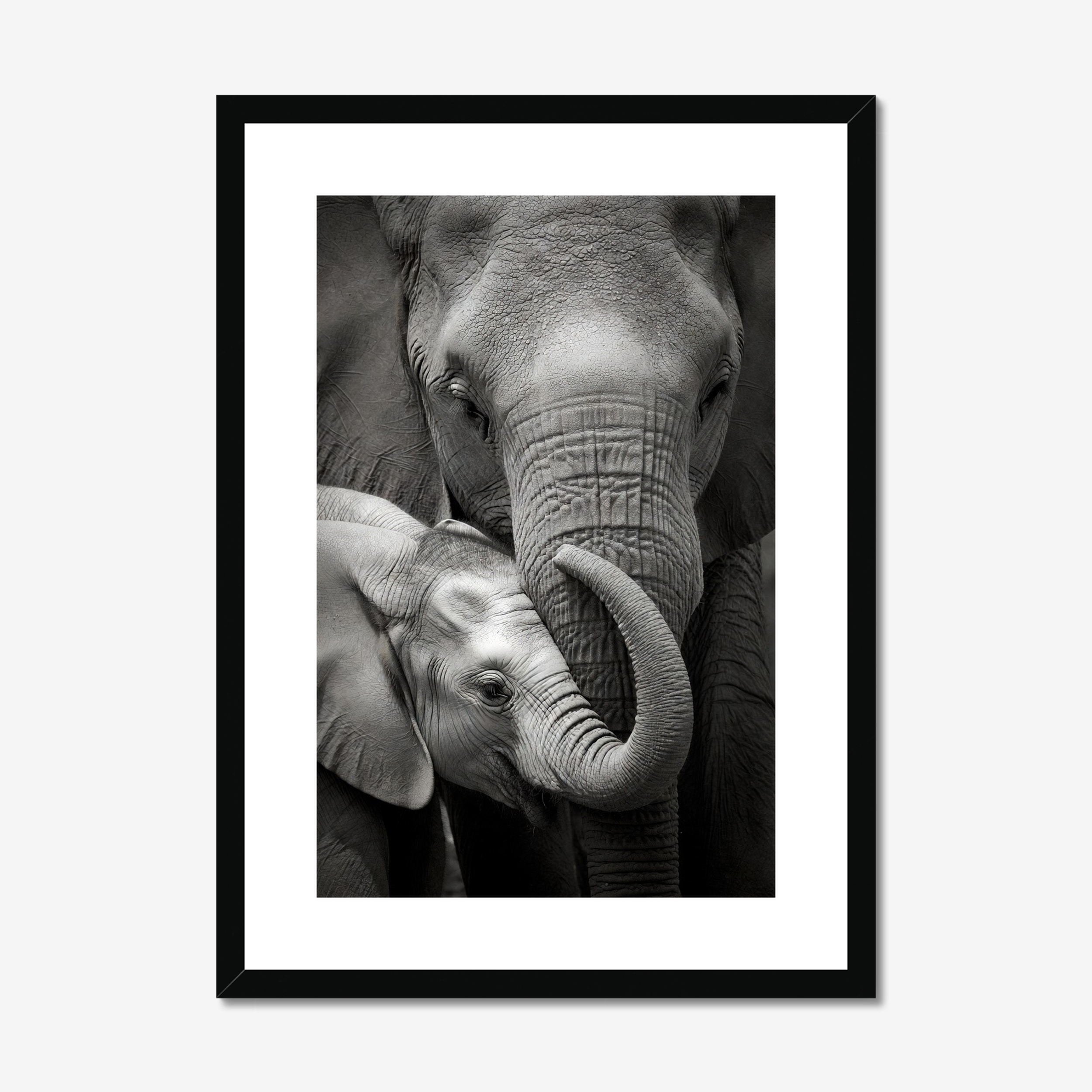 Inheritance - Framed Elephant Fine Art Print