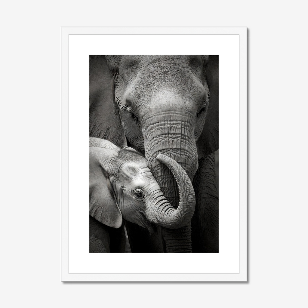 Inheritance - Framed Elephant Fine Art Print